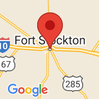 Map of Fort Stockton, TX US